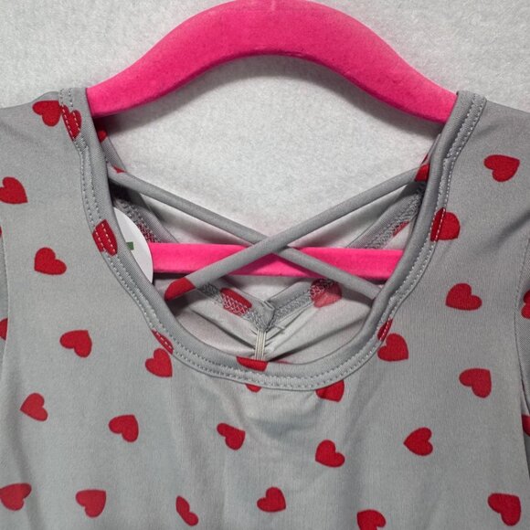 Dotdotsmile Dress Size 2T Gray with Red Hearts New with Tags - Picture 6 of 7